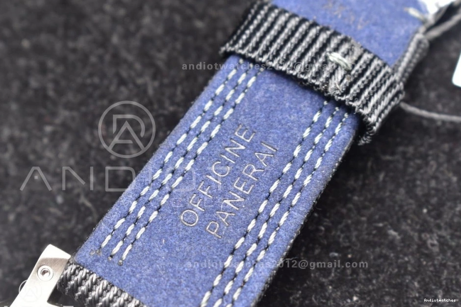 Submersible FastDry Horn PAM984 1:1 Edition Clone P.9010 Mike 996 Best Strap VSF on Nylon Black Dial Black 0124